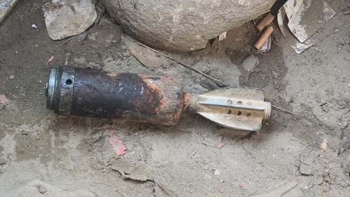 Wartime Mortar Shell Found at Jaflong